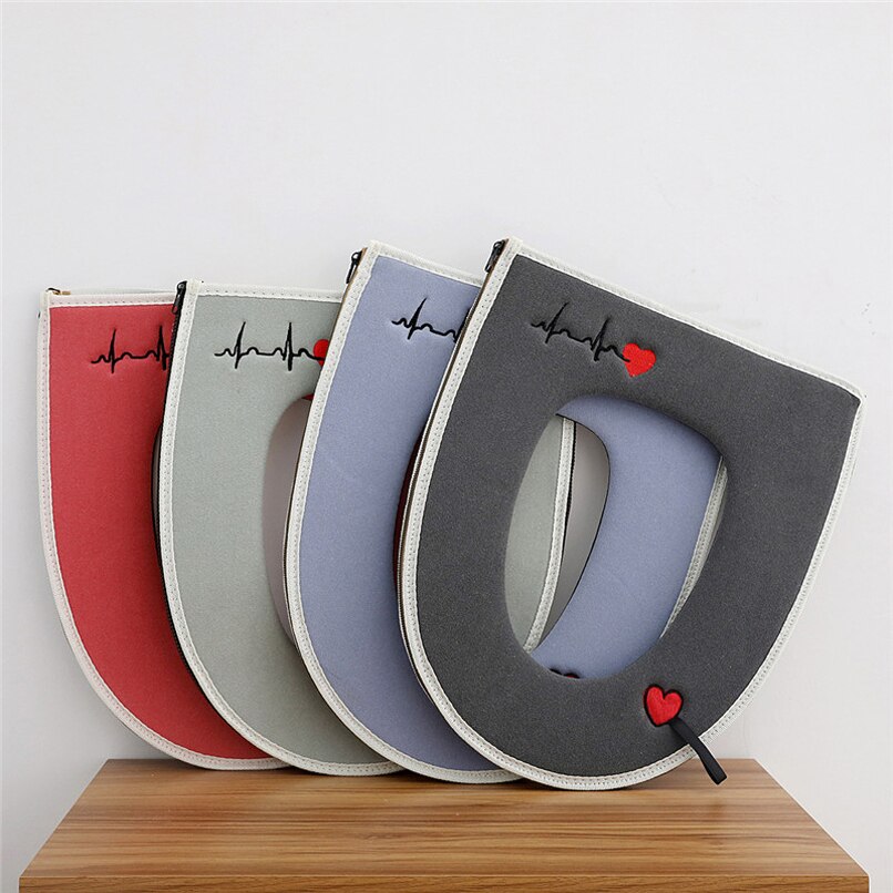 Toalete almofada de assento do toalete inverno capa suprimentos domésticos bonito estilo europeu acessórios do banheiro à prova dwaterproof água tapis de toilette