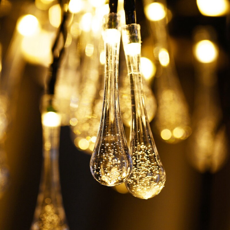 Outdoor Verlichting Solar Lampen Garland Tuin Decor Auto On/Off 5M 10M 20/50 Leds Patio Balkon Solar power Led Lamp Sensor Schakelaar