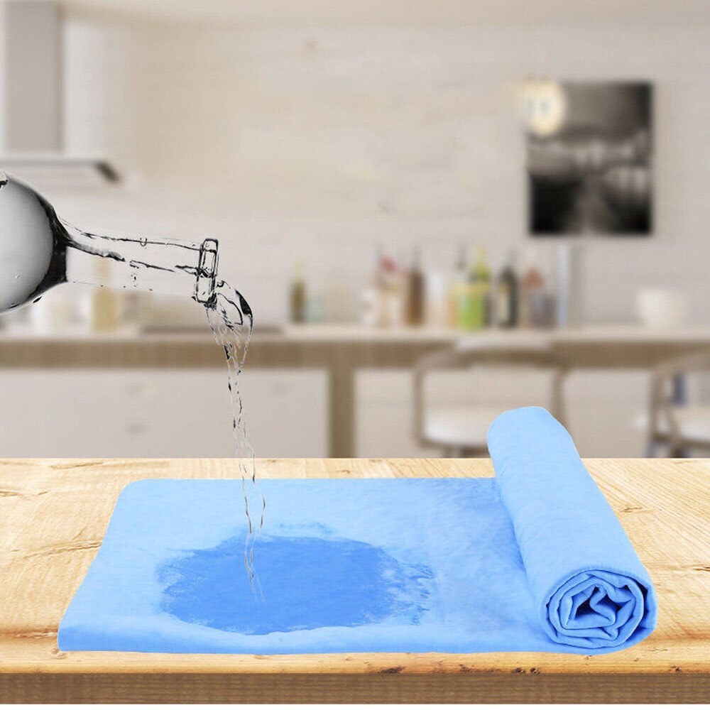 Toalla de baño para mascotas, absorbente, suave, para perros y gatos, PVA, de secado rápido