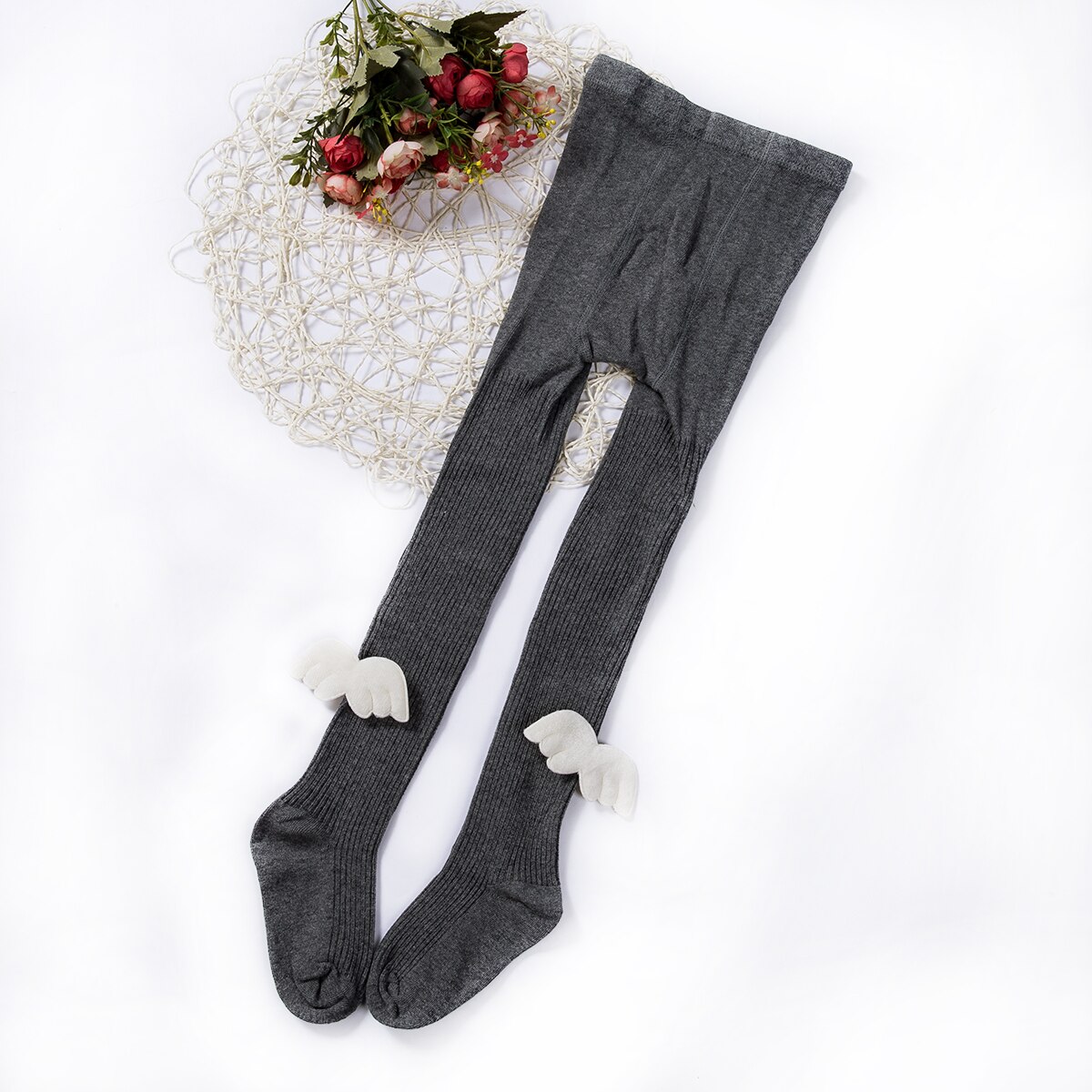 Toddler Baby Kids Soft Cotton Angel Wings Pantyhose Tights Hosiery Warm Stockings Children Girl Tights