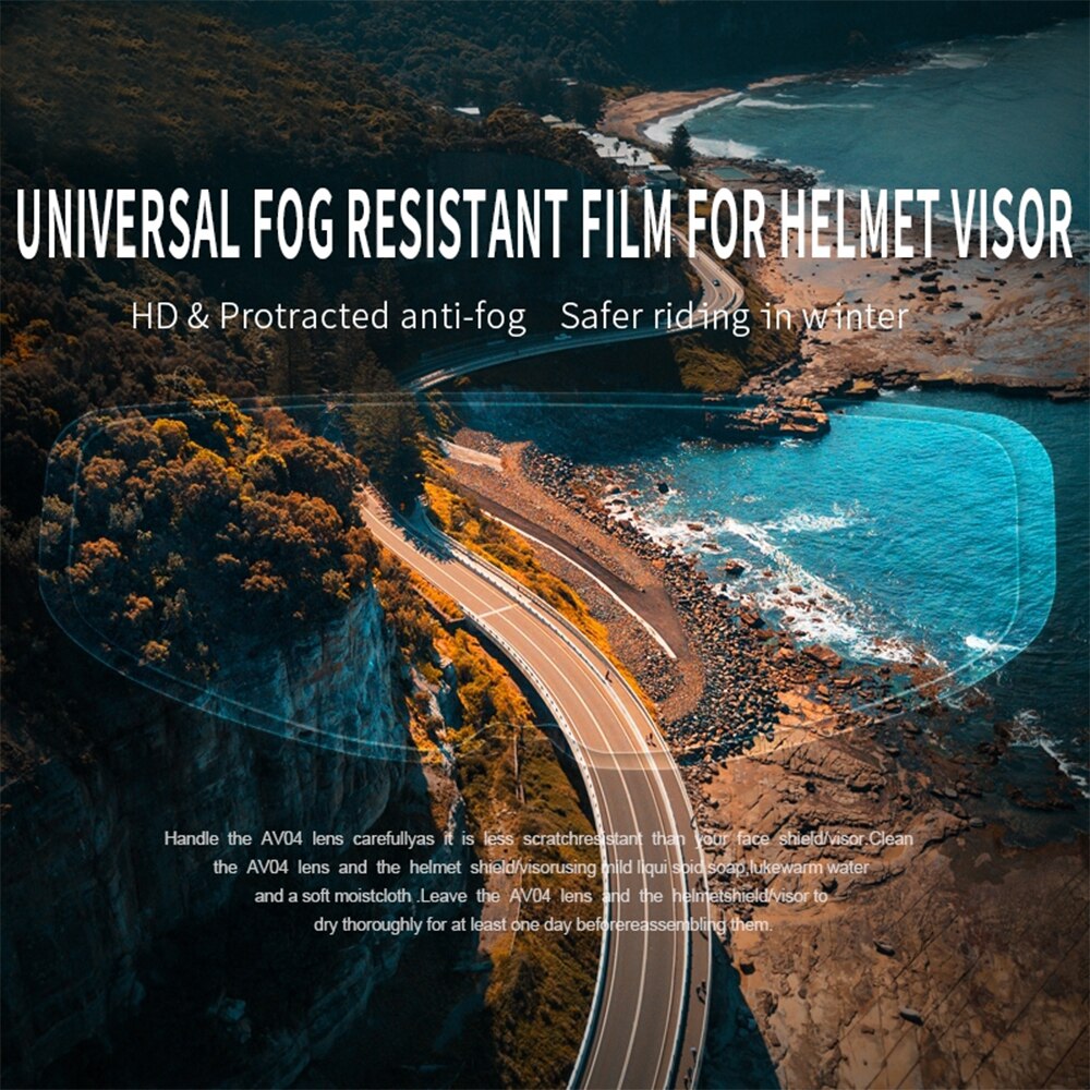 Anti-condens patch vizier lens helm lens anti-condens film universeel helder vizier lens sticker motoraccessoires generiek