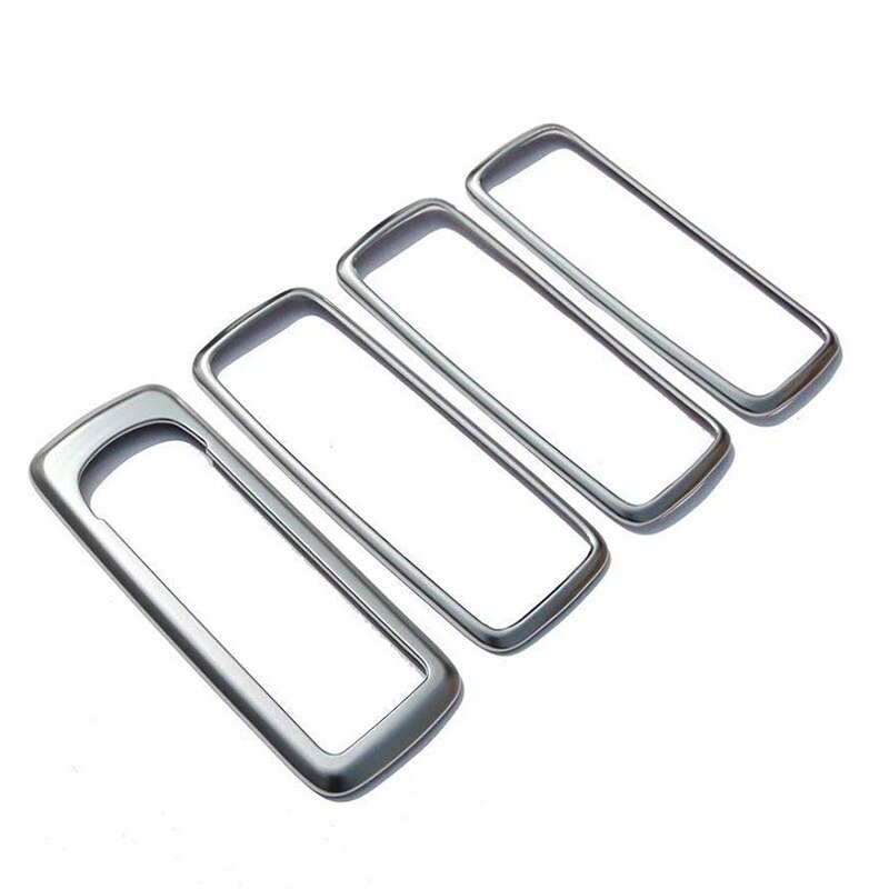 -Chrome Car Door Window Switch Lift Button Cover Trim Frame for for Land Rover Discovery 4 LR4 Range Rover Sport L320 Accesso: 4 pcs