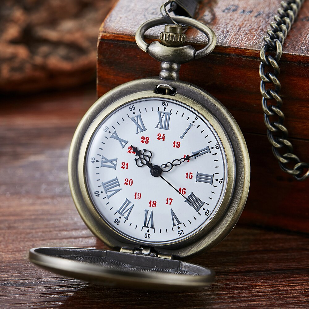 Vintage quartz zakhorloge voor mijn vader kettinghorloges gouden klok voor papa vaderdag reloj de bolsillo