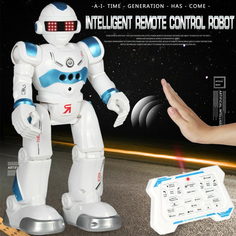 Robocop Remote Control Robot Infrared Induction Intelligent And Electric Education Dancing Children's Singing Early Toys C0Q4