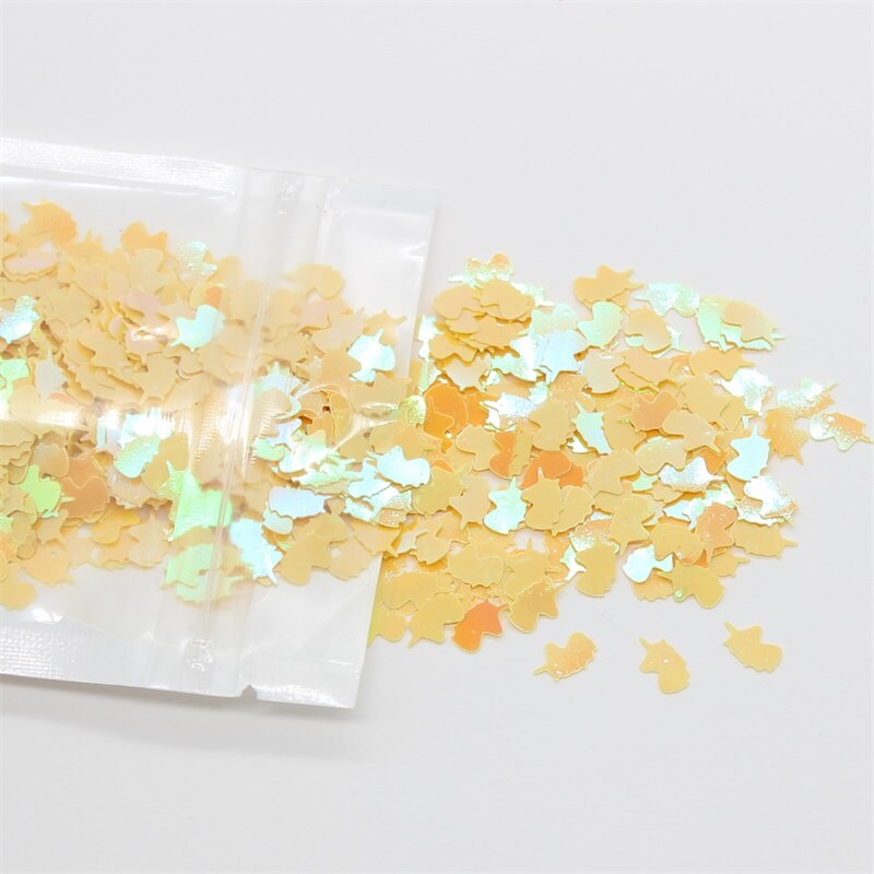 KSCRAFT Multi-gekleurde Eenhoorn Vorm Pailletten PVC Platte voor DIY Card Making Craft Kleur Collection