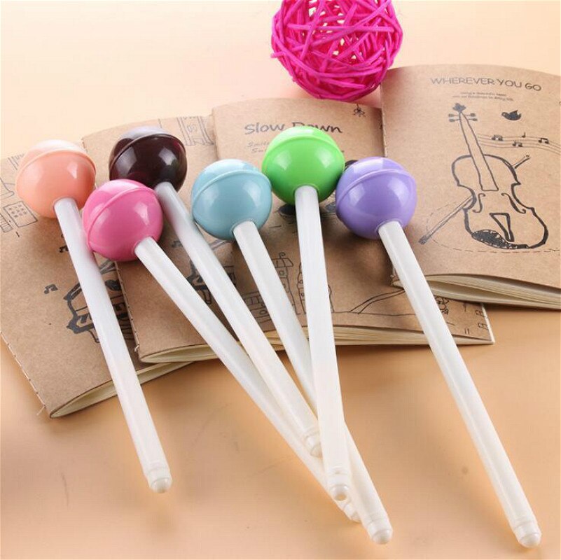 1pcs Kawaii Lollipop Pen Out of Pencil Case Large Capacity School Pencil Bag Stationery School Write Supplies