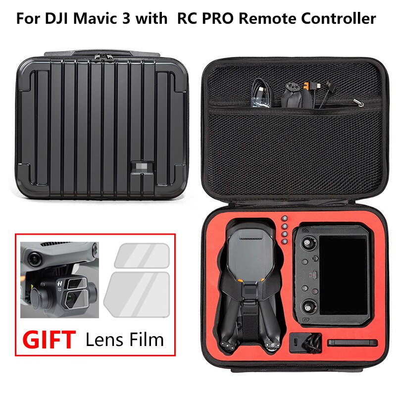 DJI Mavic 3 Carrying Storage Case Shoulder Bag Waterproof Hardshell Suitcase Handbag Mavic 3 Drone Accessories Storage Box: carrying case 7