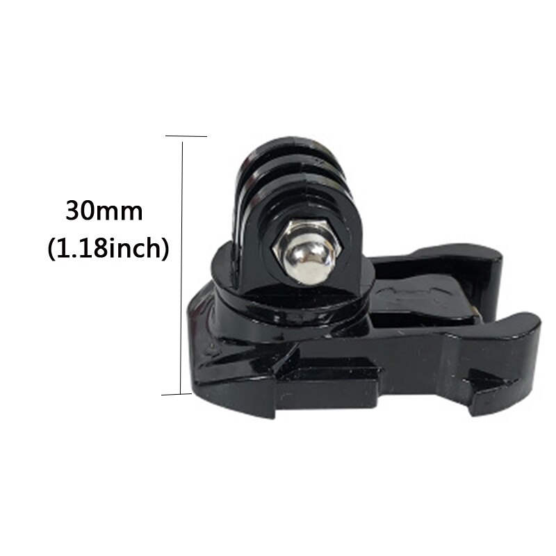 360 degrés rotation boucle Base prise rapide adaptateur de montage pour GoPro Hero 8 7 6 5 4 Xiaomi YI 4K SJCAM sj4000 EKEN H9 caméra d'action: B