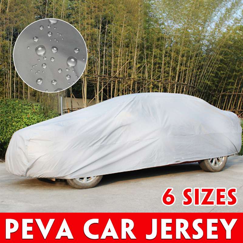 6 Size Full Car Cover Waterdicht Stofdicht Uv-bestendig Outdoor Zon Bescherming Polyester Cover Universele Hatchback