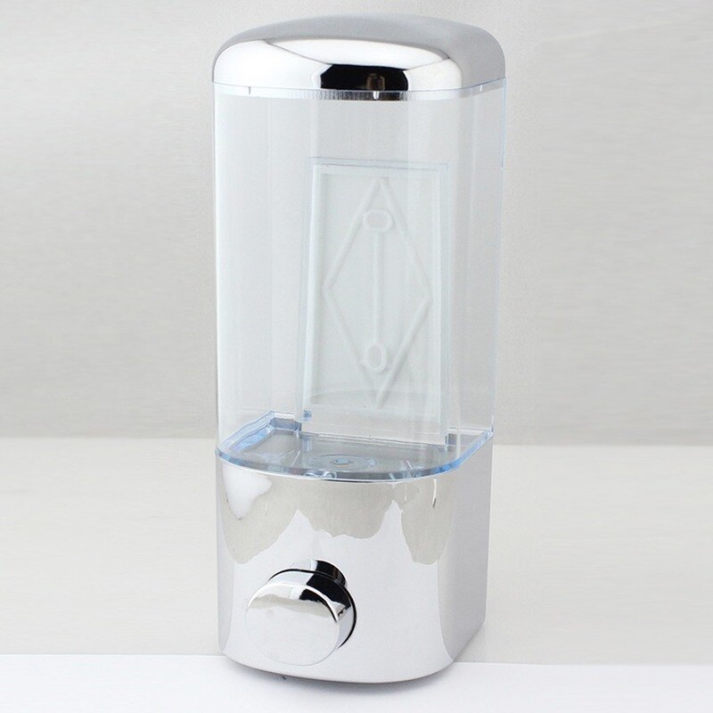 Double 450ml Liquid Soap Dispenser Wall-mounted Bathroom Shampoo Shower Bottle Manual Lotion Pump Washroom Kitchen Accessories