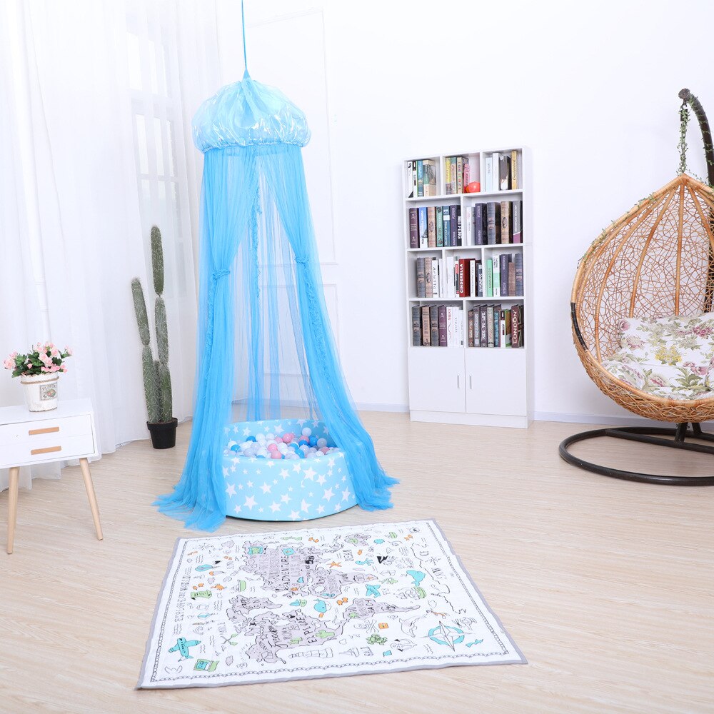 Jellyfish Summer Mosquito Net Bed Mosquito for Kids Baby Hanging Tent Outdoor Playing Castle Canopy: Default Title