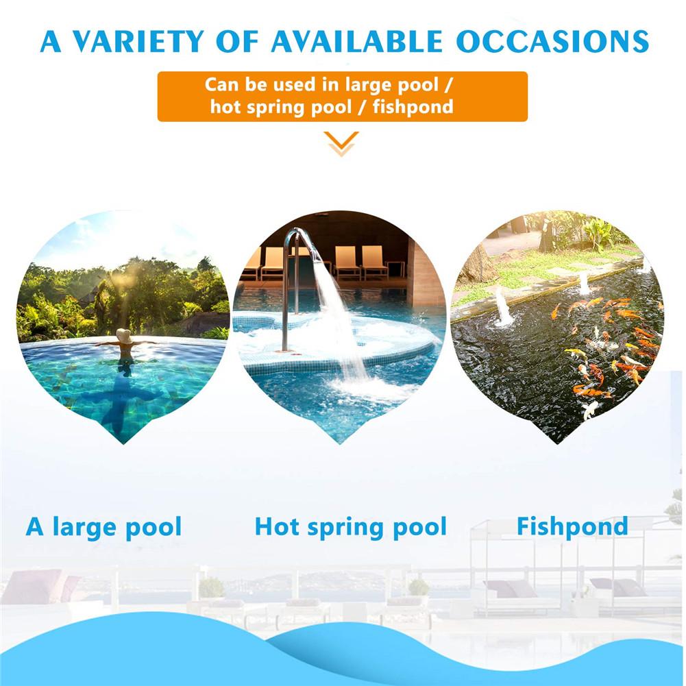 Afneembaar zwembad skimmer zwembad landingsnet bladnet visnet met 5 aluminium staven zwembad visnet