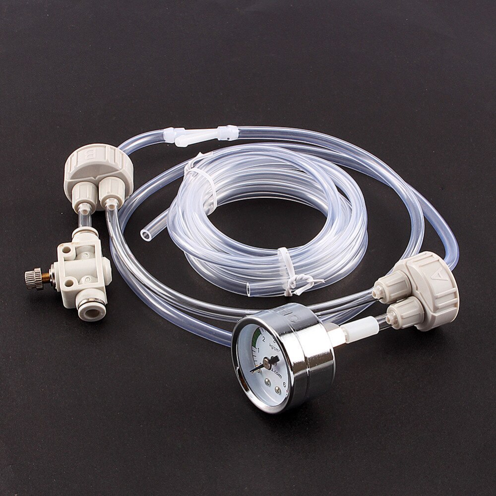 Aquarium DIY CO2 Generator System Kit with Pressure Air Adjustment Water Plant Fish Tank Aquarium Co2 Valve Diffuser