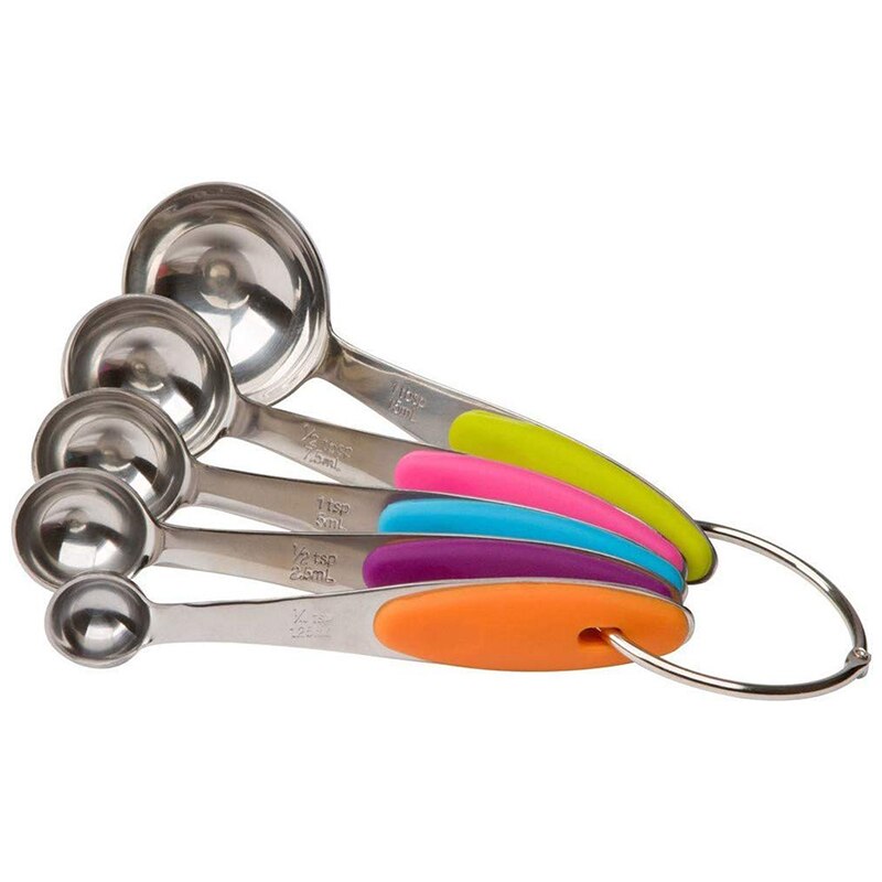 10 Pcs/set Stainless Steel Measuring Cups Spoons Set for Cooking Baking Making Tea Coffee Kitchen Measuring Tools JAN88