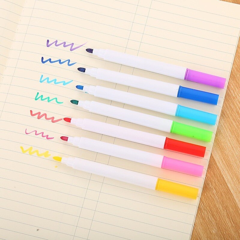 8 Stks/partij Kleurrijke School Klaslokaal Whiteboard Pen White Board Markers Student Kinderen Tekening Pen