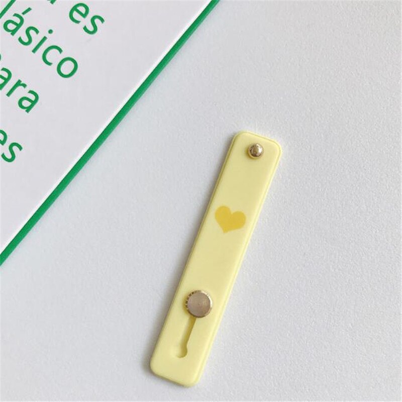 Silicone Wristband Heart Finger Ring Grip Mobile Phone Holder Stand Push Pull Sticker Paste Universal Band Phone Holder Bracket: Q