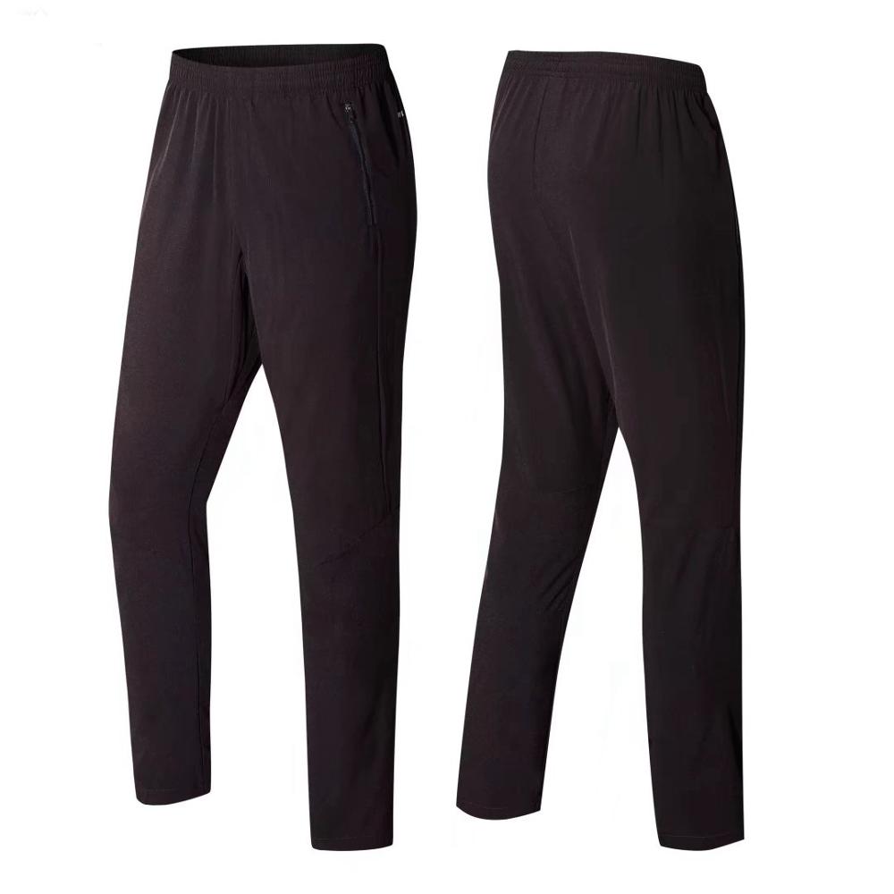 Menn sport løpebukser Fitness jogger kroppsbygging joggebukser høy elastisitet vår høstbukse joggebukser: 9501 svarte / Xxxl