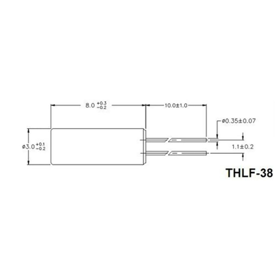 Cilindro oscillatore in cristallo di quarzo da 10 pezzi DT-38 3*8mm 4. 194304 4 6 8 12 16 18,9375 20 24 25 28,375 28,63636 33,8688 MHz
