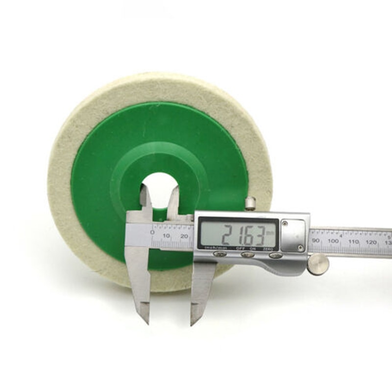 2pcs 125mm 5Inch Wool Buffing Pads Angle Grinder Polishing Wheel Felt Grinding Polishing Disc Pad Kit