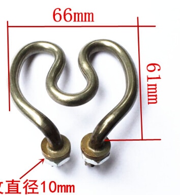 Elektryczny kettler części podgrzewacz w kształcie litery U rury grzewczej