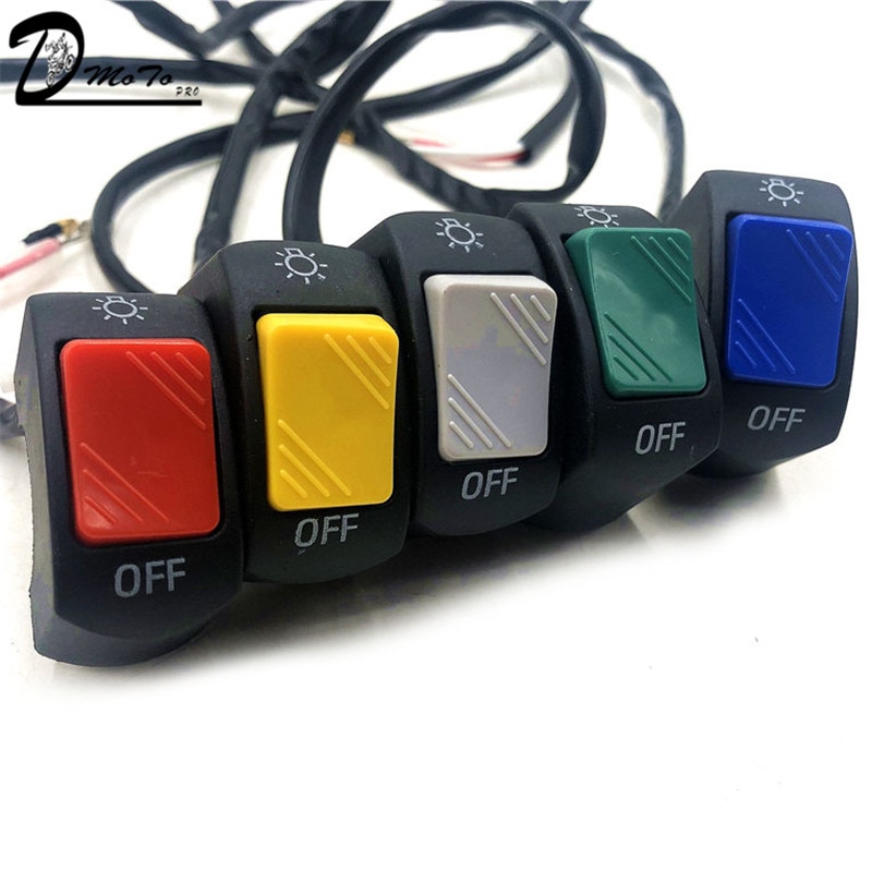 1pc 12V 7/8in Motorcycle Handlebar On/Off Switch f... – Grandado