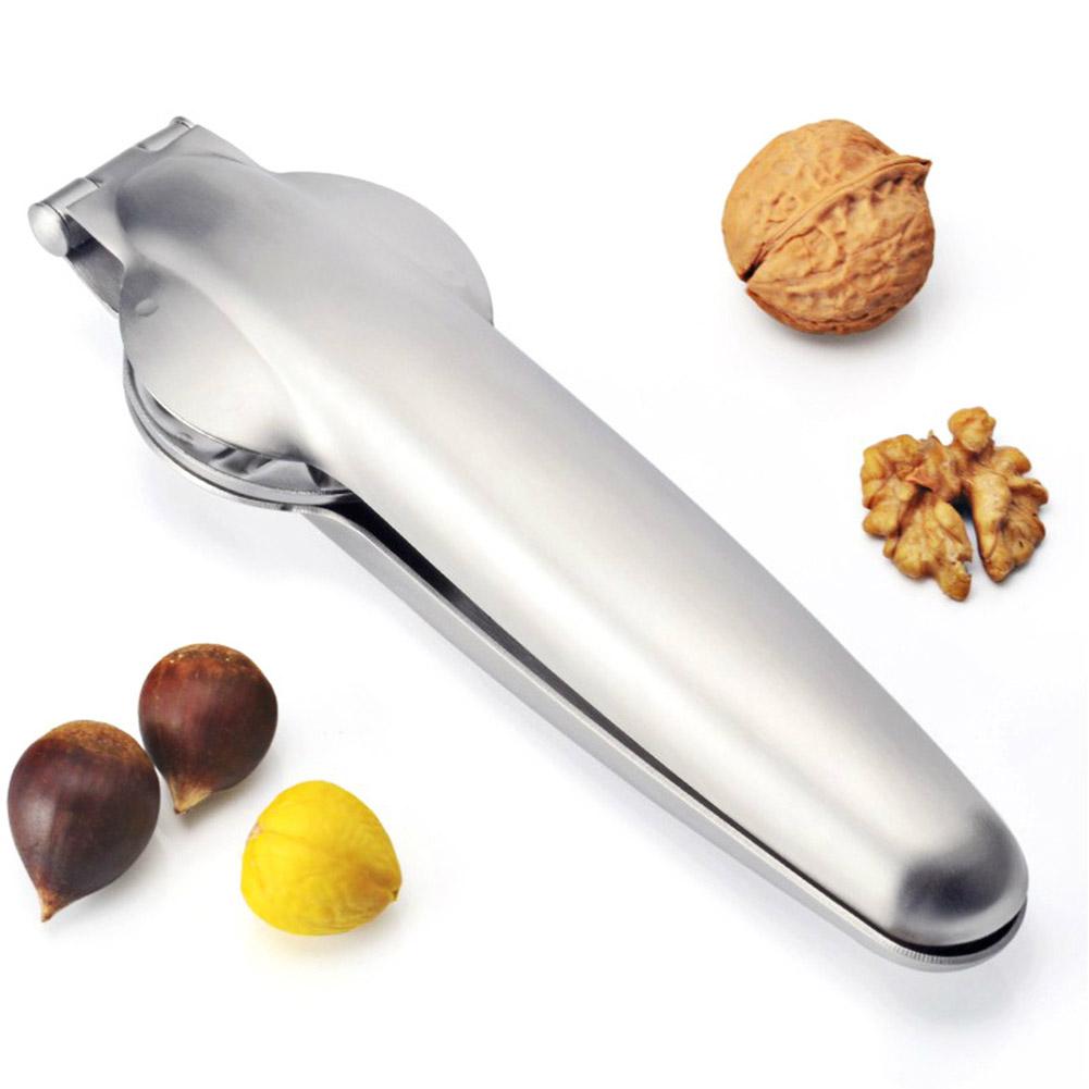 Stainless Steel 2 in 1 Quick Chestnut Clip Walnut Pliers Metal NutCracker Sheller Nut Opener Kitchen Tools Cutter Gadgets