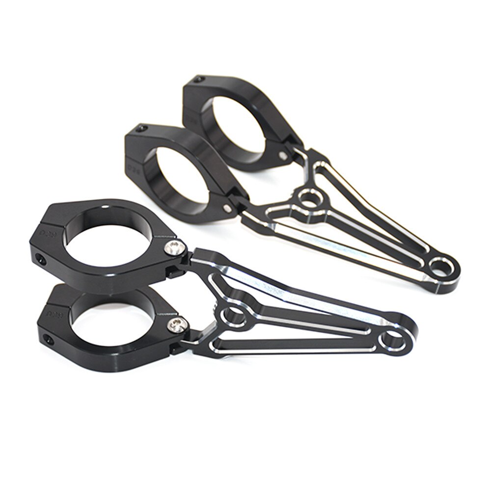 Pince de montage de phare de moto | 41mm, noir, support de montage de phare de moto, pinces de retournement pour Harley Yamaha Triumph