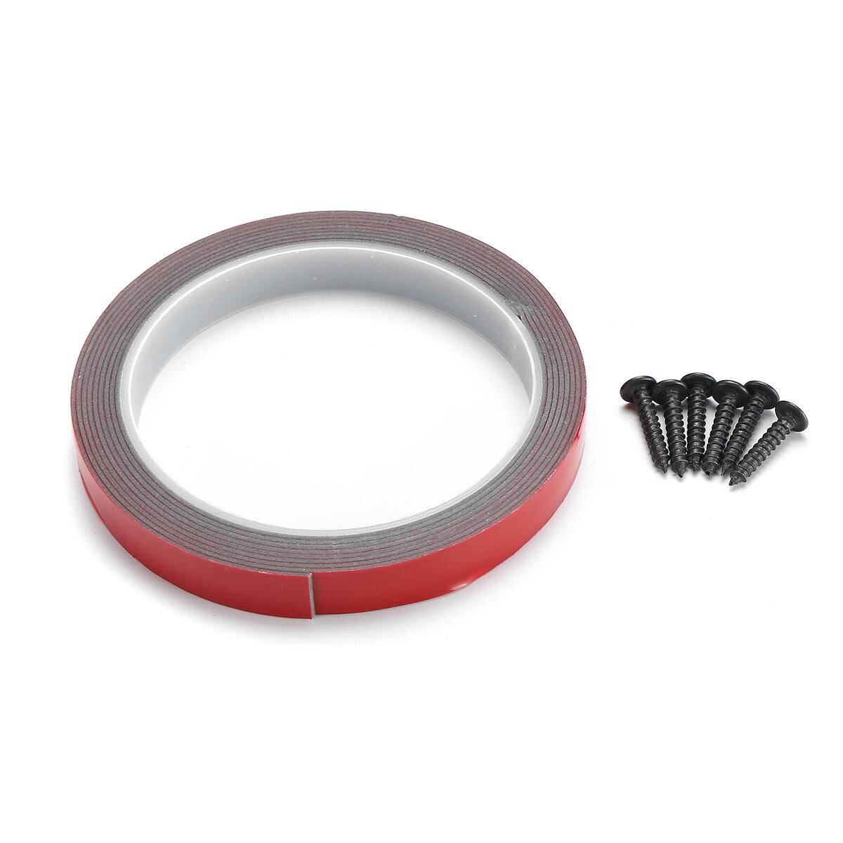 Universal Car Rear Bumper Lip Diffuser 7 Shark Gloss Black Car Rear Bumper Car Back Spoiler Car-Styling ABS Plastic Top 86*20*6