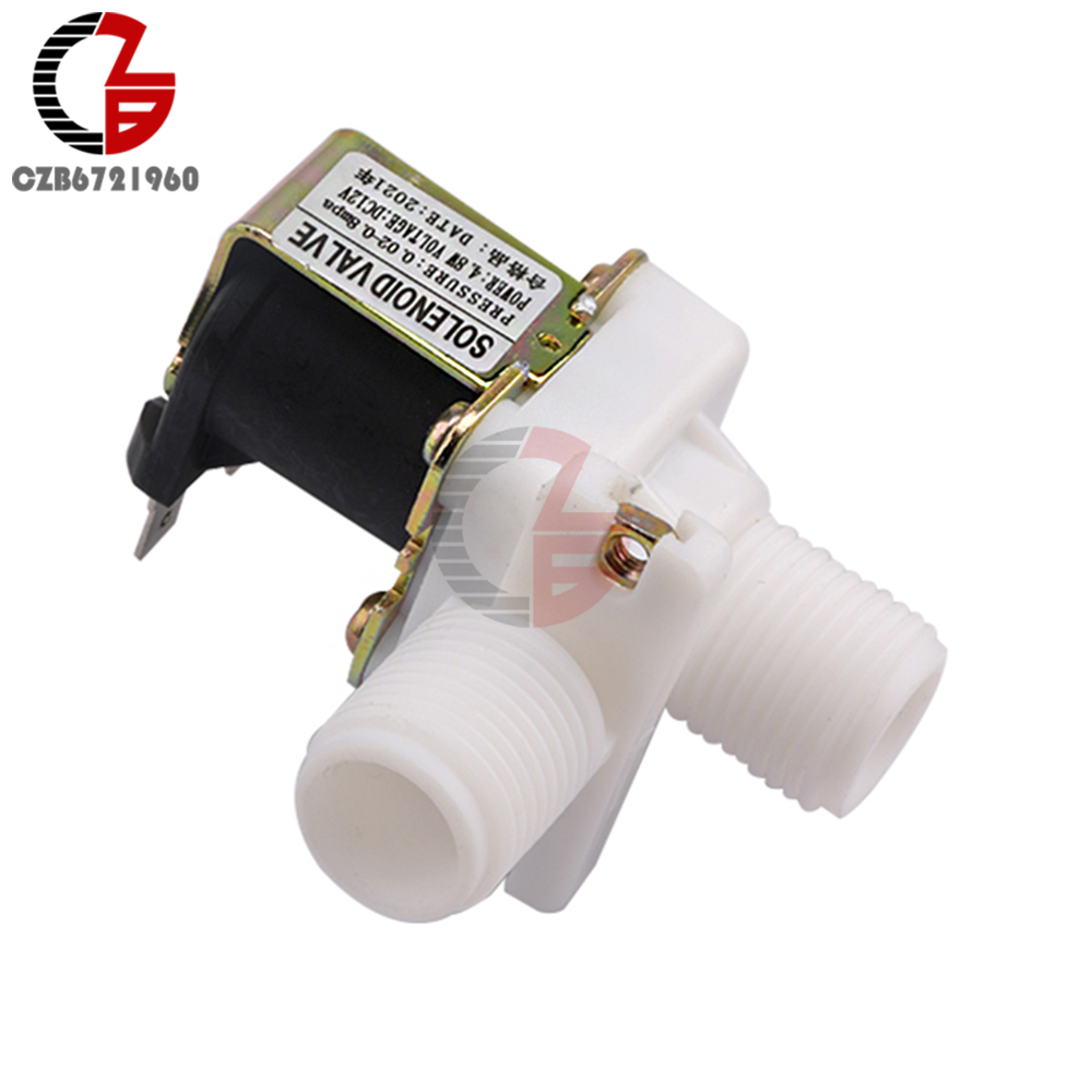 1/2 Magnetventil DC 12V 24V AC 110V 220V Wassersteuerventil Regler Schalter Normalerweise geschlossener Magnetventilschalter