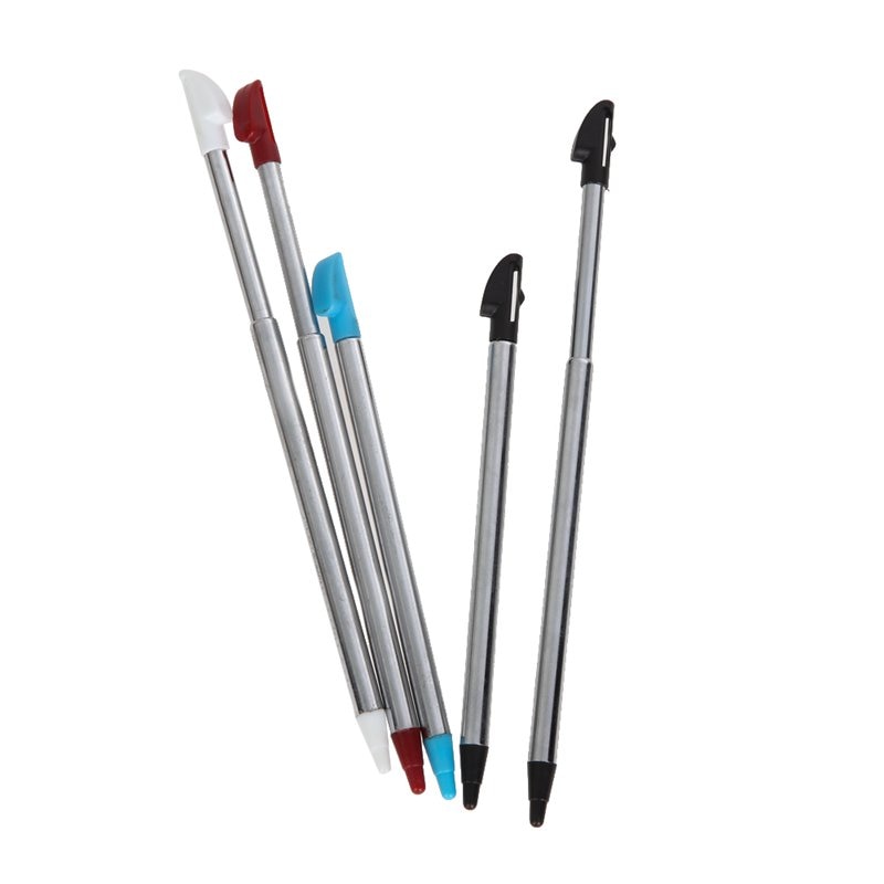 Lápiz táctil retráctil de Metal para Nintendo 3DS XL N3DS LL US, 5 uds.