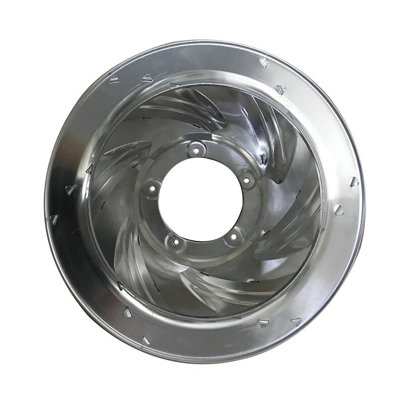 315mm impeller Vane Motor Blades Fan Impeller shaft blower fan wheel cooling helice accessories for CNC machine tools aluminum