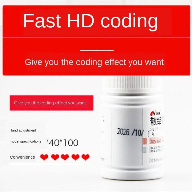 Production Date Coding Machine Manual Printer Seal Small Handheld Adjustable Date Food Packaging Bag Code Changing Machine