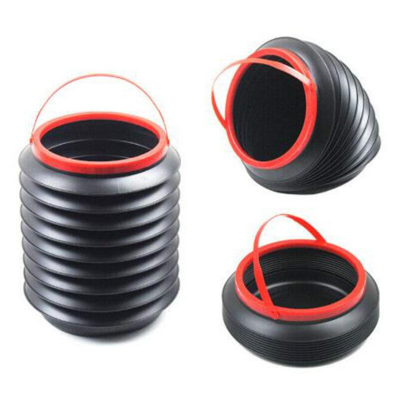 15L portátil de viaje al aire libre plegable lavabo de Camping cuenca tazón bolsa de lavamanos de baño de pie de cubo