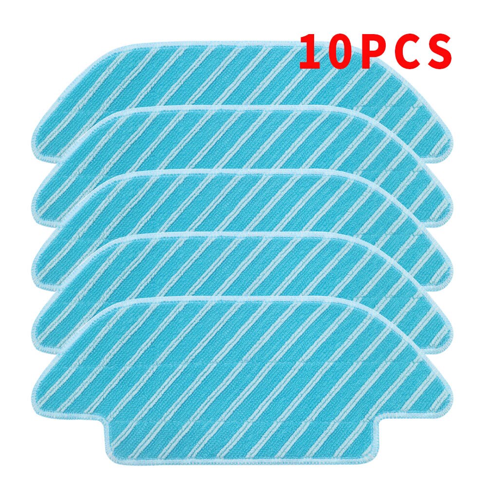 Paños de fregona para Cecotec Conga 4090 Series 4090, piezas de limpiador al vacío, limpieza, mopa, almohadillas de repuesto: 10PCS