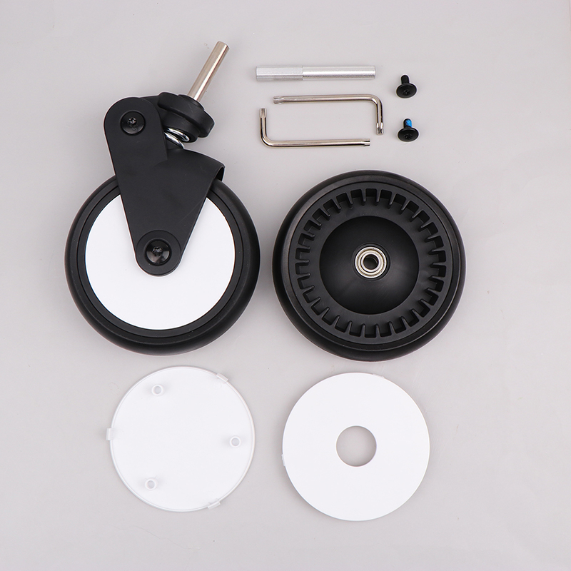 Kinderwagen Ersatz Gummi räder Vorder-und Hinterrad Kinderwagen Zubehör kompatibel mit Kinderwagen