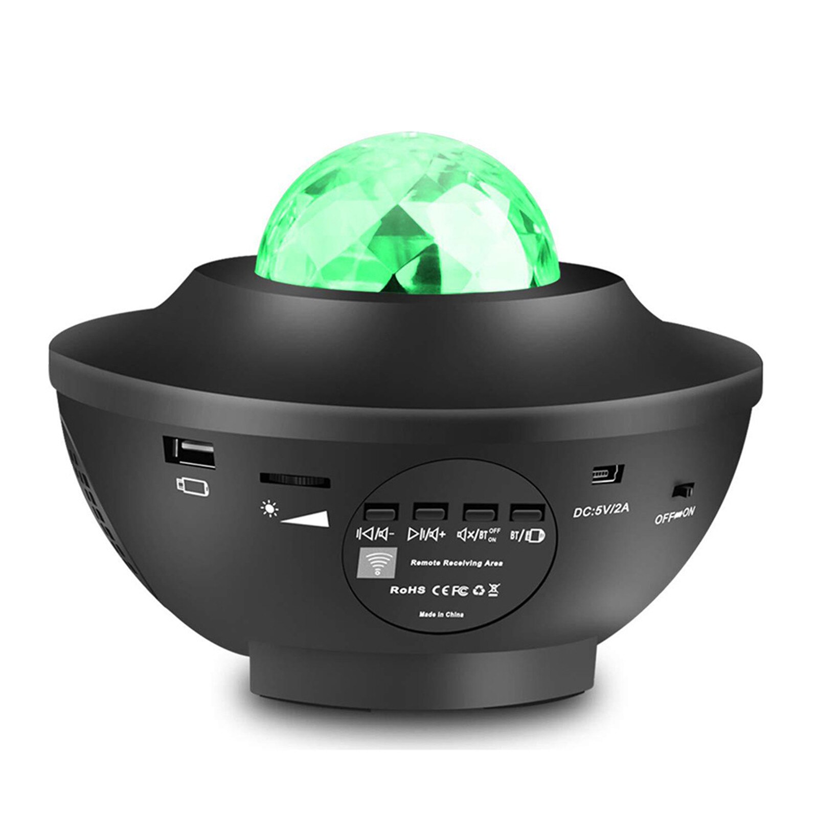 Kleurrijke Sterrenhemel Galaxy Projector Nachtlampje Kind Blueteeth Usb Muziekspeler Ster Nachtlampje Romantische Projectielamp