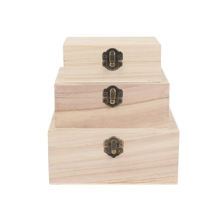 Caja de joyería Retro de madera Natural, estuche de almacenamiento de concha de escritorio, decoración del hogar, Cajas de de madera hechas a mano, 1 ud.
