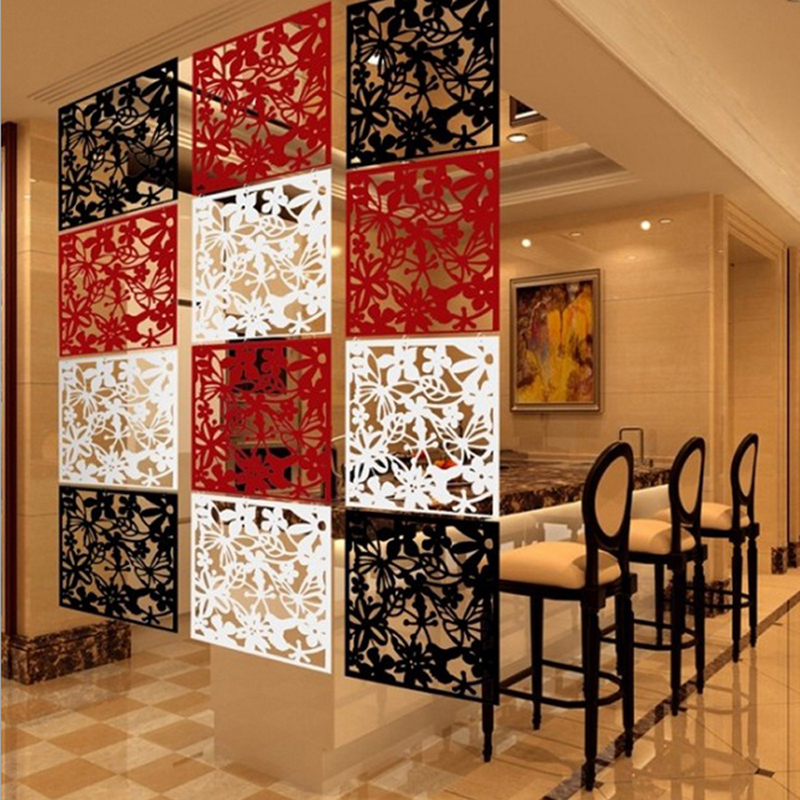 20pcs/set Room Porch Partition Folding Screen Hanging Screen TV Setting Wall Art Paper-cut Setting Room Partition