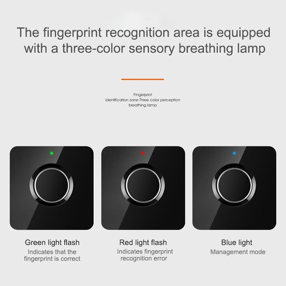 Lade Smart Elektronisch Slot Intelligente Archiefkast Lock Opbergkast Vingerafdruk Lock Kast Deur Vingerafdruk Slot Meubels