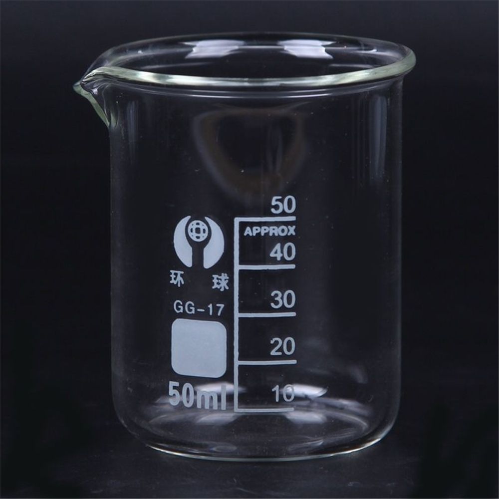 1Pc 10Ml-100Ml Beker Meten Bekerglas Lab Borosilicate Glaswerk Chemie Leren Briefpapier Laboratorium Benodigdheden
