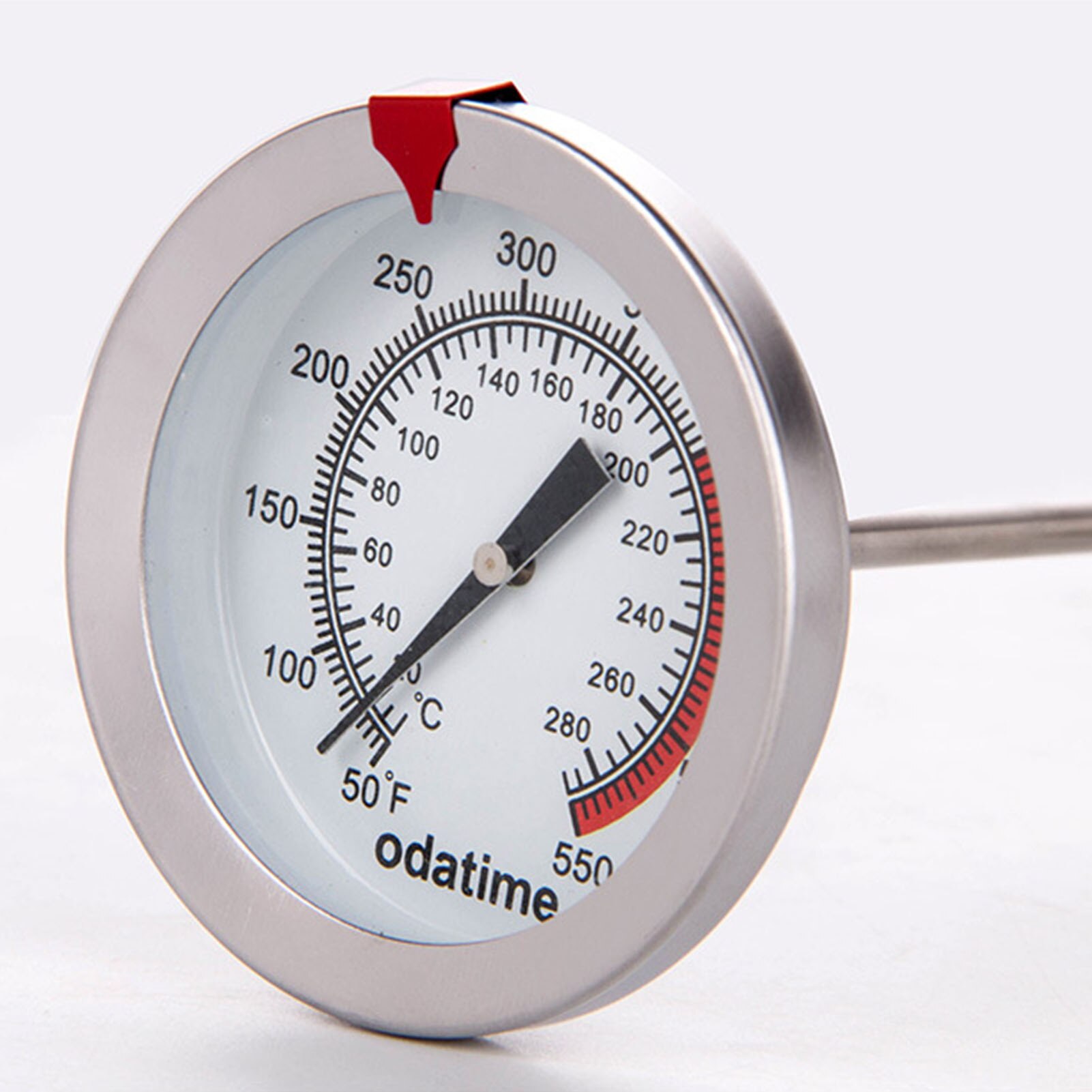 Newest Instant Read Meat Thermometer With Fixing Clip Long Stem BBQ Deep Fry Thermometer Baking Thermometer Barbecue Thermometer