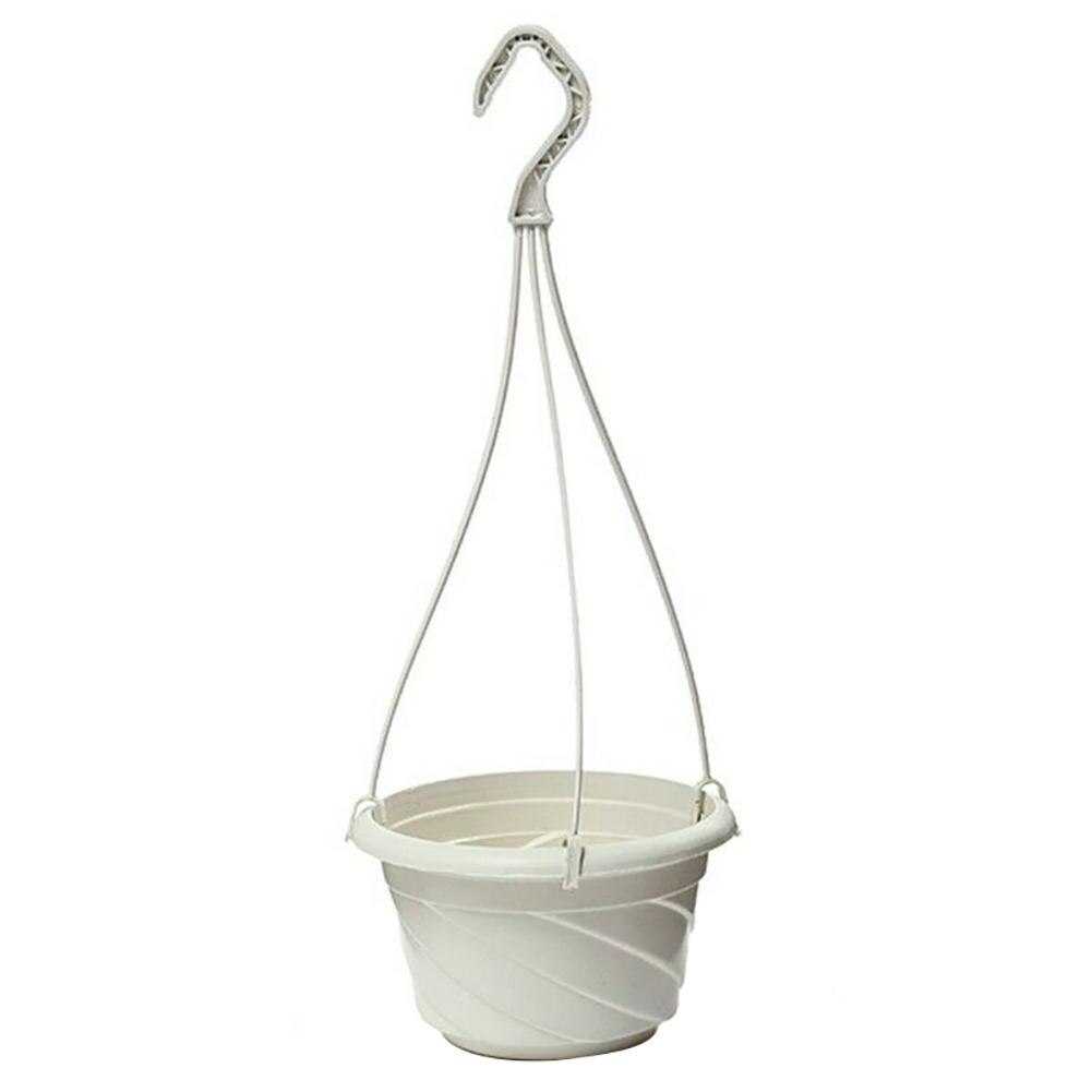 Thuis tuin balkon haaktype hangende bloem plantenbak mand plantenbak houder duurzame hanghaak ruimtebesparende plastic plantenbak: Default Title
