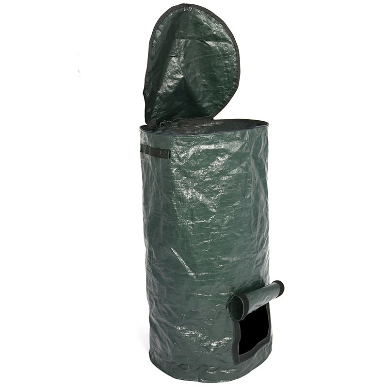 Reuseable Garden Leaf Waste Can Yard Compost Bin for Fruit Kitchen Waste Grower Trash Can Waste Bin Garbage Can