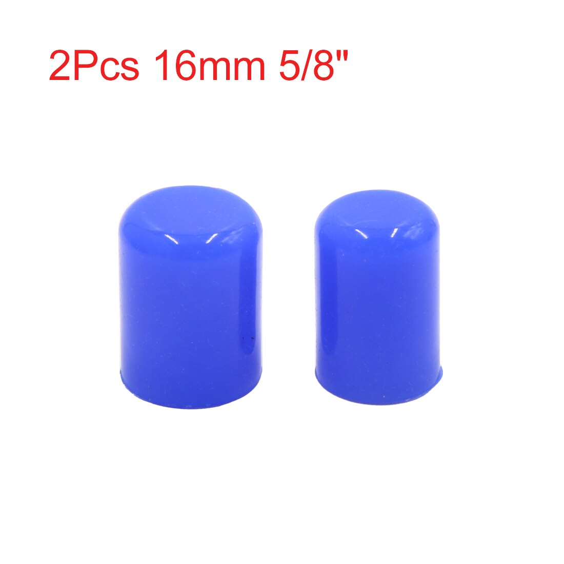 Bouchon d'obturation en Silicone pour Tube d'aspiration, embout de tuyau d'aspiration, accessoires de voiture bleu, 4/6/8/12/16/19/25/30/32mm: 2pcs 16mm