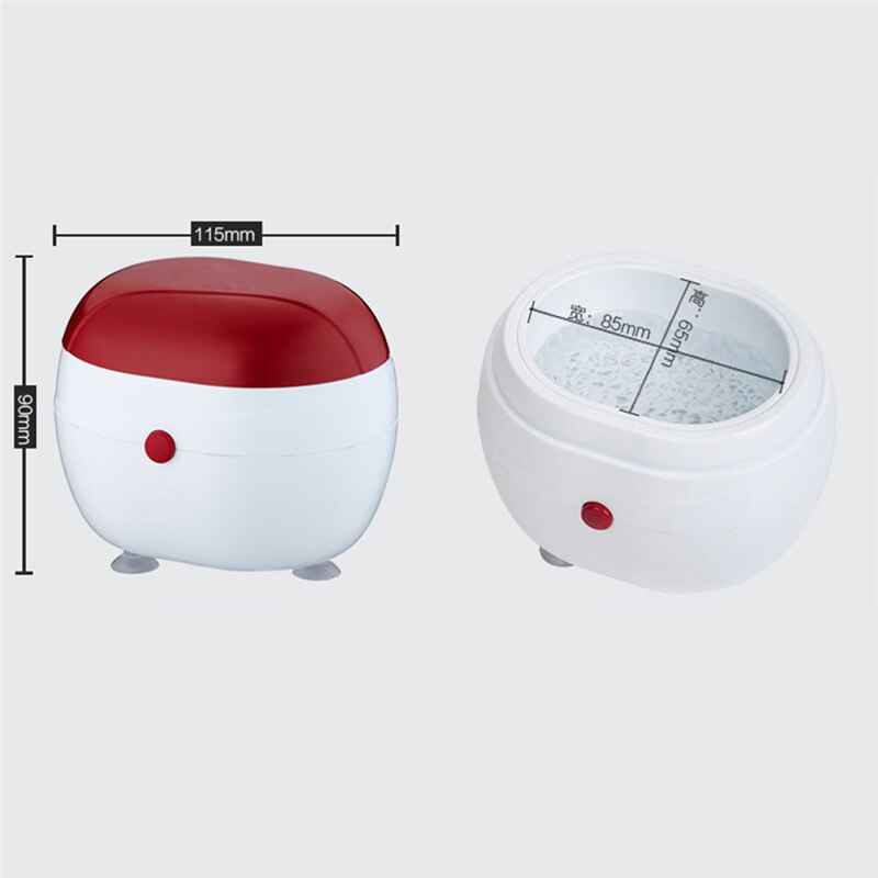 Mini Jewelry Cleaner Gold and Silver Watch Denture Ultrasonic Electric Cleaner home Jewelry Furniture Essential Cleaning Box