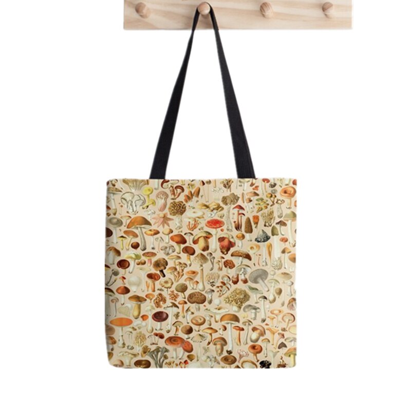 Shopper Sphynx Cat Cartoon printed Tote Bag women Harajuku shopper handbag girl Shoulder shopping bag Lady Canvas Bag: F799