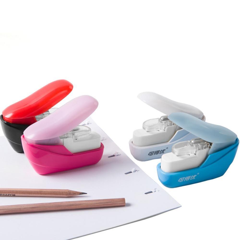No Nails Stapling Machine Mini Cute Book Stapler No Stapleless Stapler Staples Paper Staple required Without Stapler Stapli P9D7