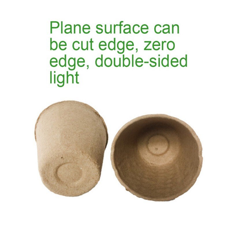 Round Peat Pots Biodegradable Plant Seedling Starters CupsHerb Seed Nursery Tray Planting Tools for Garden Flowers