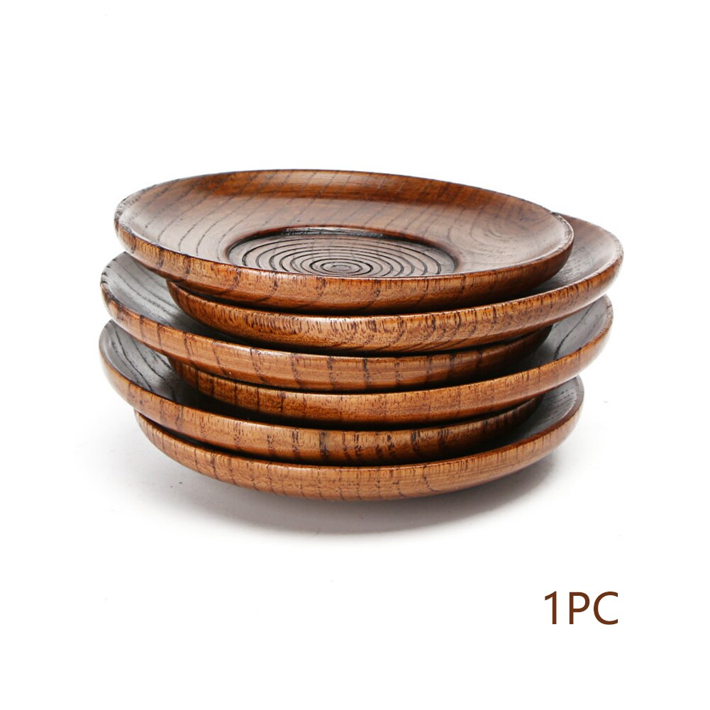 Caboteur cuisine outil plateau de service café caboteur plaque boisson tasse tampons Table décoration ménage Carft en bois tasse tapis rond