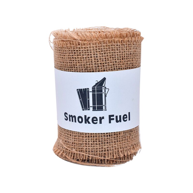 Ahumador de abejas de arpillera, rodillo de 300CM, combustible, limpiador de apicultura, humo menos irritante para las abejas: 10 Rollers Fuels